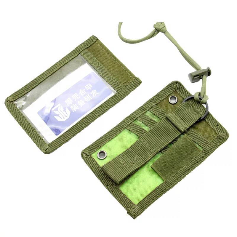 Hunting Outdoors Card - 전술 ID 카드 홀더 훅앤루프 패치