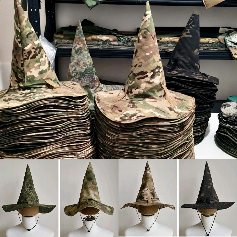 Hunting Outdoor Hats - 마법 마법사 모자 전술 위장 사냥