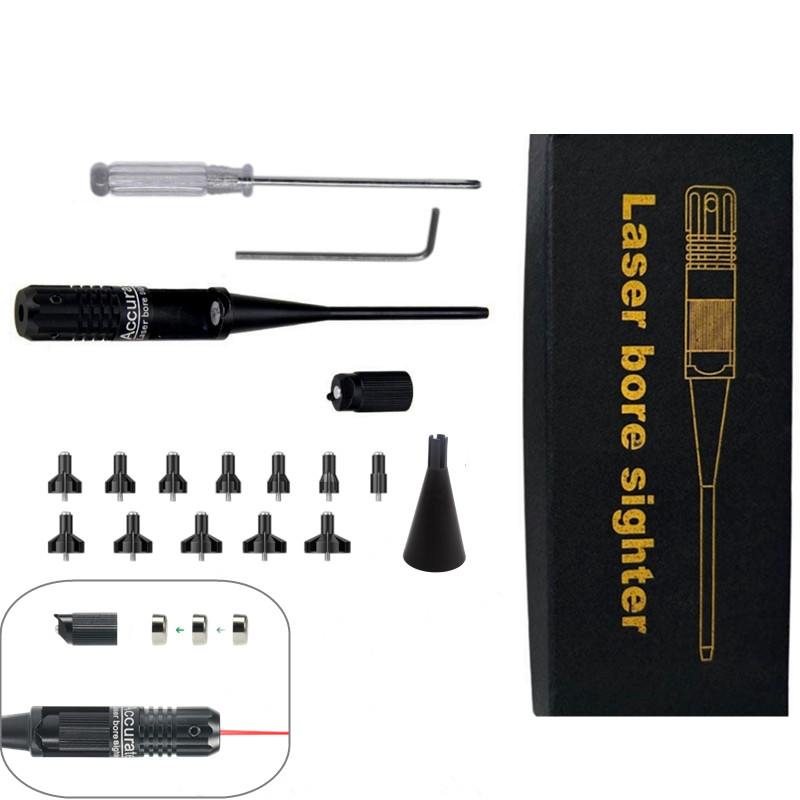 Laser Boresighter Kit - 레이저 보어사이더 키트 12개 어댑터 .177