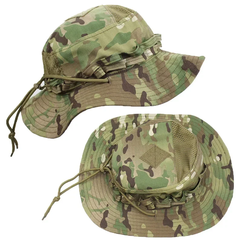 Hunting Outdoor Hats - 2.0 전술 부니 모자, 메쉬 카모