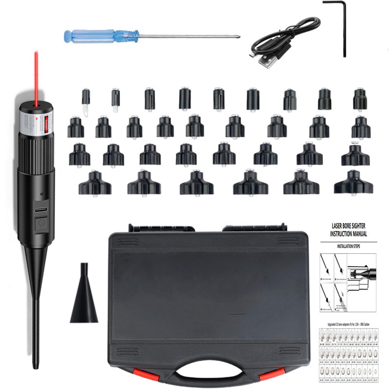 Laser Boresighter Kit - 32+32 어댑터가 포함된 0.17 - 0.78