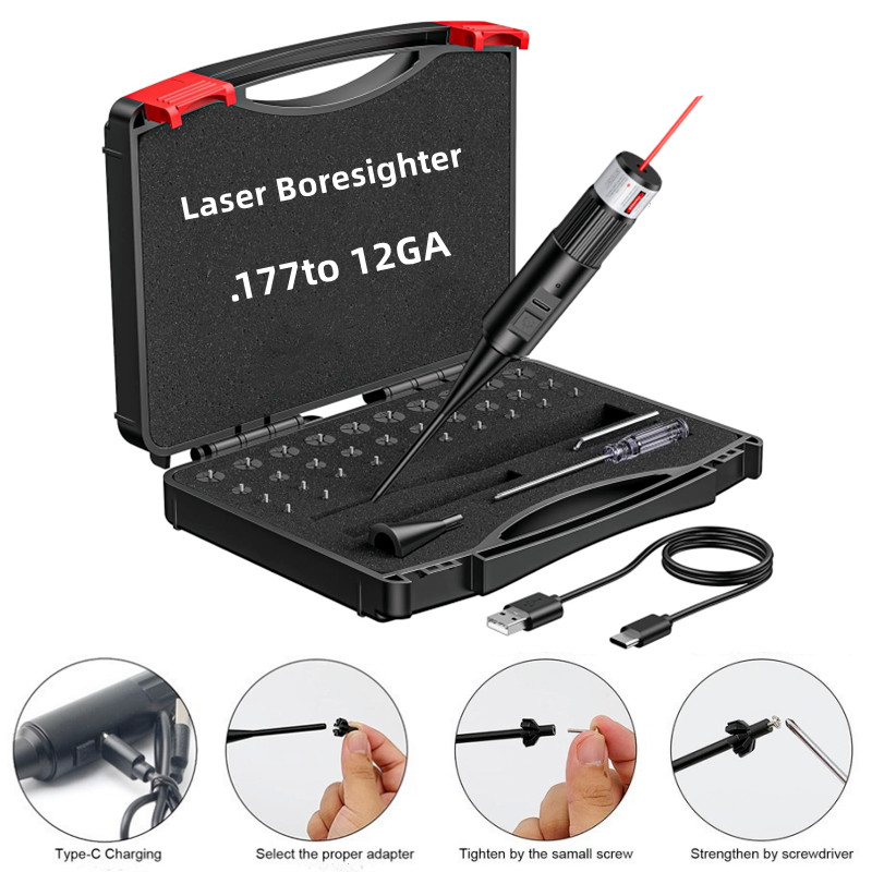 Laser Boresighter Kit - 충전식 레이저 보어 사이트 키트 .17