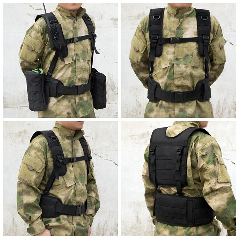 탈부착 가능한 전술 조끼 몰리 체스트 리그 에어소프트  - Outdoor Hunting Belt 리뷰 및 가격