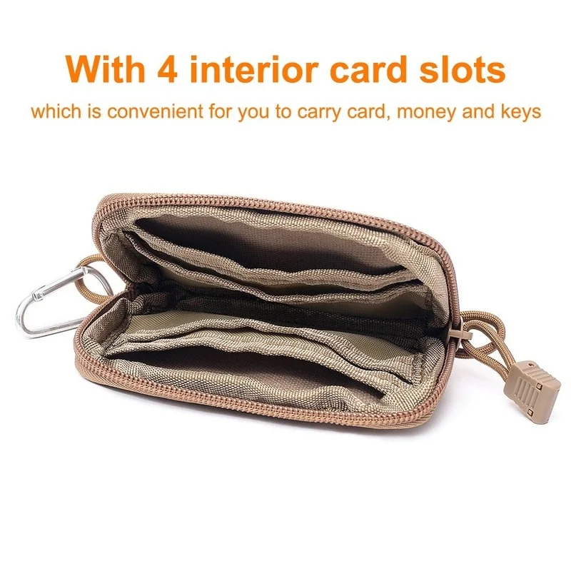 전술 지갑 카드 가방 방수 카드 키 홀더 머니 파우치  - Hunting Outdoors Card 리뷰 및 가격