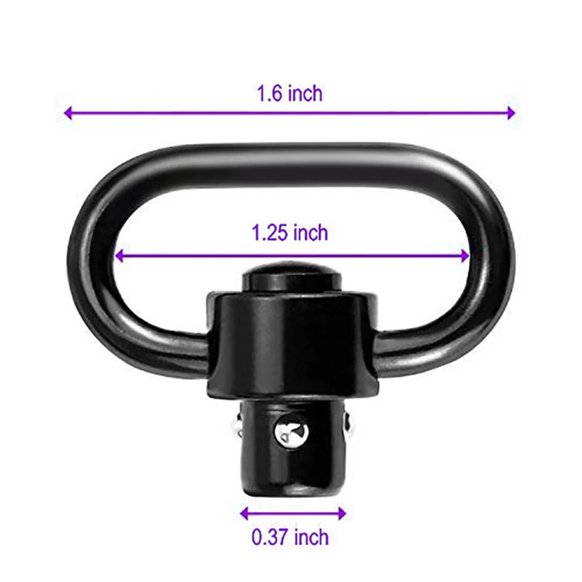 전술 스트랩 건 슬링 스위블 버클 하트 모양의 링 퀵  - Rifle Sling Swivel 리뷰 및 가격