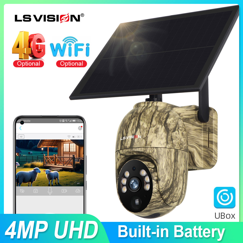 LS VISION 2K 태양광 보안 카메라 야외 4G  - Outdoor Hunting Camera Wireless 리뷰 및 가격