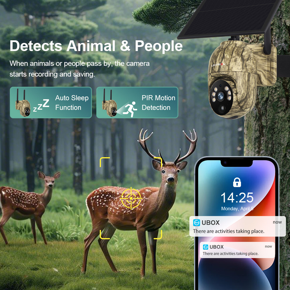 LS VISION 2K 태양광 보안 카메라 야외 4G  - Outdoor Hunting Camera Wireless 리뷰 및 가격