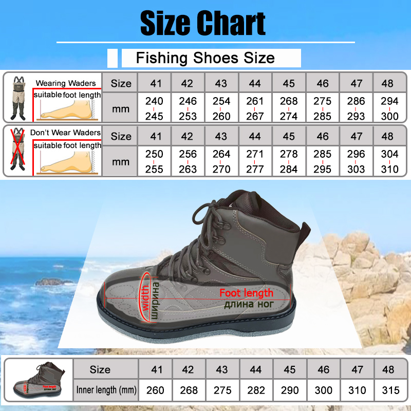 낚시 신발, 야외 플라이 낚시 부츠, 펠트 또는 고무  - Hunting Boot Insole 리뷰 및 가격