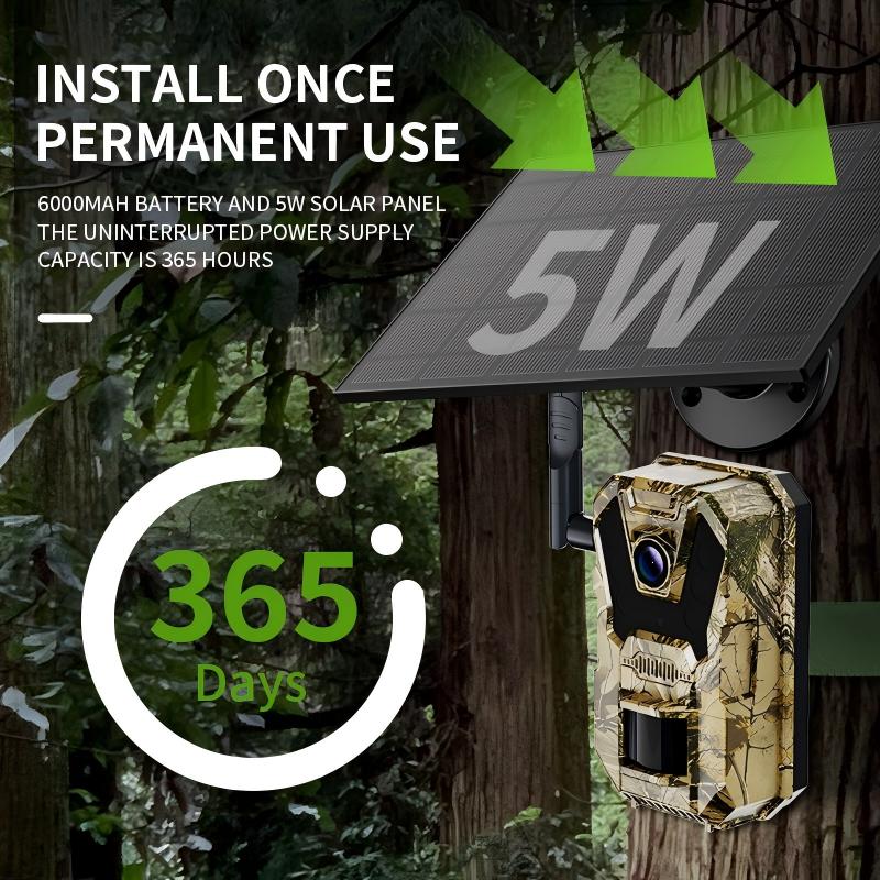 T6 4G 태양광 LTE 사냥 카메라 무광 야간 투시  - Outdoor Hunting Camera Wireless 리뷰 및 가격