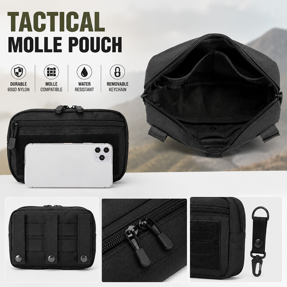 전술 몰리 EDC 파우치 야외 구급상자 파우치 컴팩트  - Outdoor Hunting Packs 리뷰 및 가격