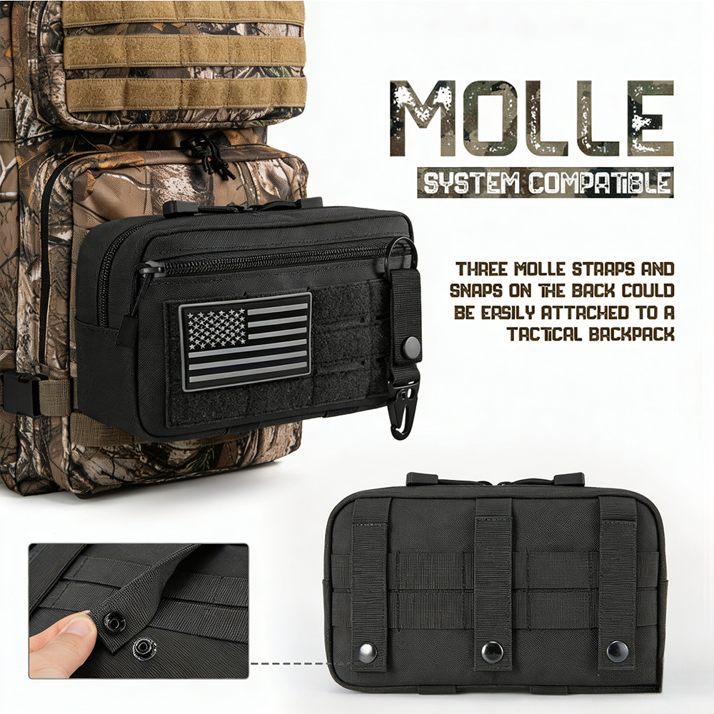 전술 몰리 EDC 파우치 야외 구급상자 파우치 컴팩트  - Outdoor Hunting Packs 리뷰 및 가격