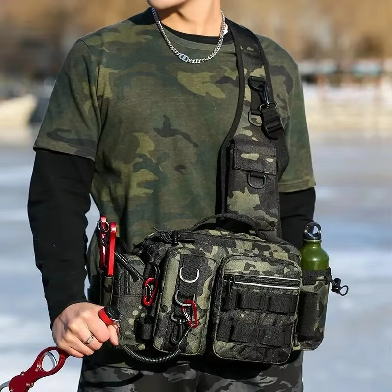 야외 전술 캠핑 등산 허리 슬링백 크로스바디 낚시 용품 - Outdoor Hunting Bag 리뷰 및 가격