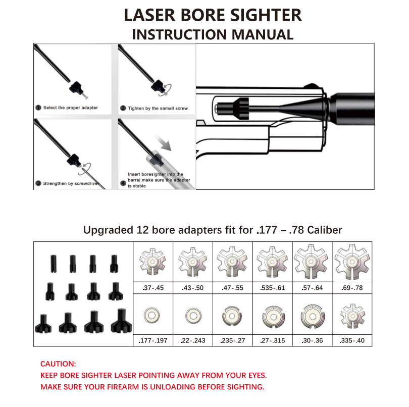 전술용 레이저 보어 사이터 키트 레드/그린 레이저 조준 - Laser Boresighter Kit 리뷰 및 가격